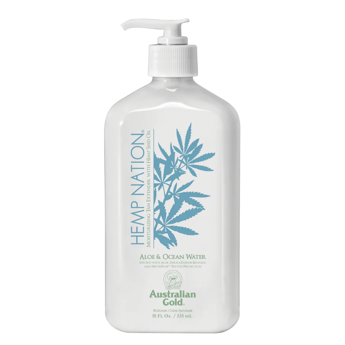 Hemp Nation Aloe & Ocean Water – 535 ml | Australian Gold