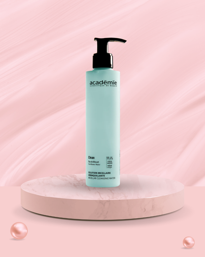 Clean Micellar Cleansing Water – 200 ml | Académie